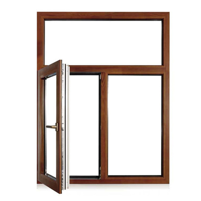 Garage Shed Aluminum Thermal Broken Double Glaze Casement Windows with Security Mesh