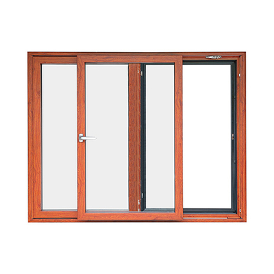 Modern Simple Style Burglar Proof Customized Sliding Windows System for Hotel Office