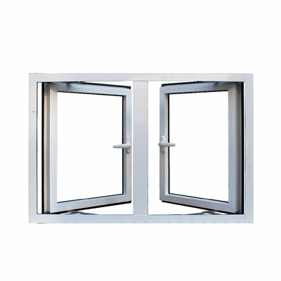 Modern Design Thermal Broken Aluminum Double Glaze Casement Windows with Security Mesh