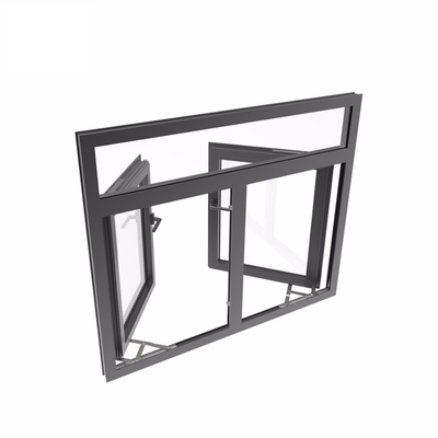 Windproof House Windows with Security Mesh and Large Picture Window Manufacturers