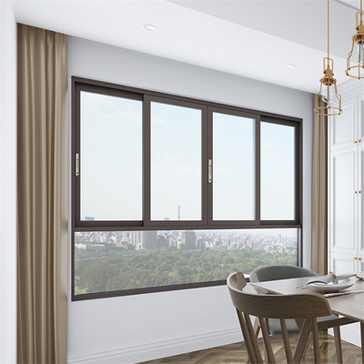 Aluminum Glass Sliding Windows With Mosquito Net for Modern Design and Functionality