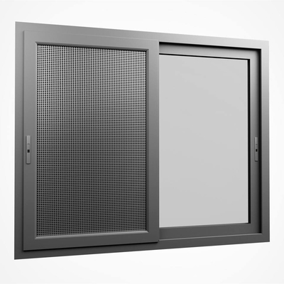 Aluminium Sliding Doors and Windows for Residential Buildings Horizontal Opening