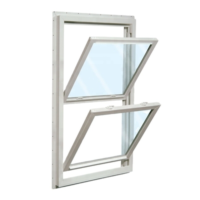 2023 Upvc Double Hung Windows with Heat Insulation Function and Chinese Top Hardware
