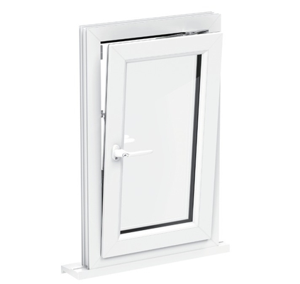 Energy Saving Vinyl Tilt And Turn Window With VERTICAL Opening Pattern From Top