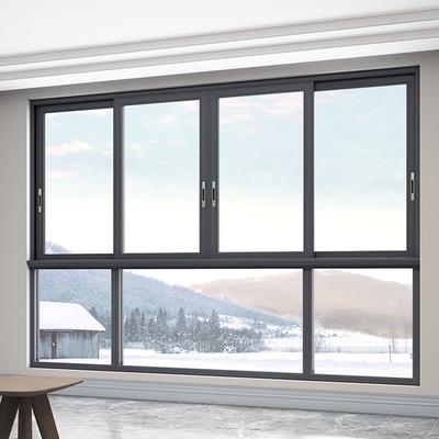 Small Aluminum Sliding Window in Power Coating Surface for Newest Farmhouse Design