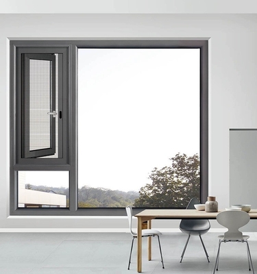 Secure and Stylish FiberGlass Screen Netting Burglar Proof Casement Windows for House