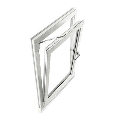 Chinese Top Hardware Upvc Tilt And Turn Windows for VERTICAL Opening Pattern