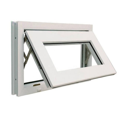 High Popularity Upvc Awning Windows with 2023 Window Design Grille and Wooden Hardware