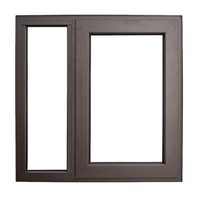 Office Building Top Hung Upvc Casement Windows with Roller Shutter and Good Glass