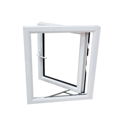 Black Frame Double Hung Black Vinyl Casement Window with Good Airtightness Advantage