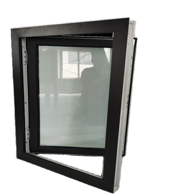 Vertical Opening Louver Curtain Aluminum Casement Windows for Commercial Functionality