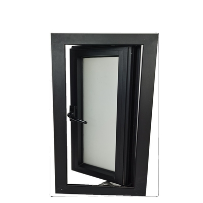 Vertical Opening Louver Curtain Aluminum Casement Windows for Commercial Functionality