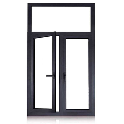Difference Double Aluminum Hurricane Impact Casement Windows with Manual Roller Shutter