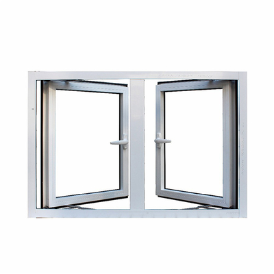 Difference Double Aluminum Hurricane Impact Casement Windows with Manual Roller Shutter