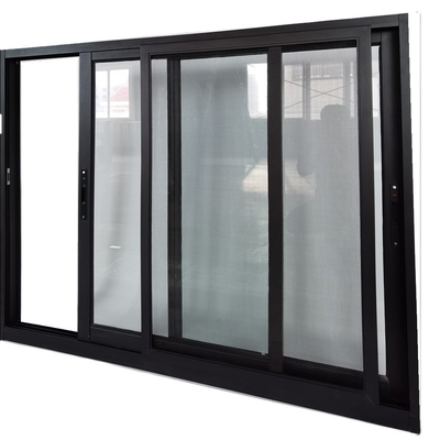 Stainless Steel Screen Netting Aluminum Terrace Sliding Window Design for Blue Glass