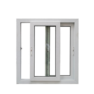 2023 Novel PVC Courtyard Sliding Window Grill Design with Horizontal Opening Pattern