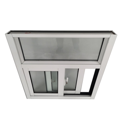Modern Design Black Aluminum Sliding Window with High Security System and Security Bars