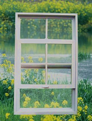 Upvc Soundproof Vinyl Windows Single Hung Plastic Window Design with Magnetic Screen