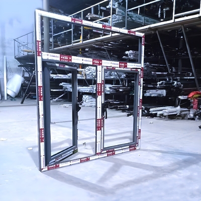 Aluminum Alloy Frame Double Glazed Tempered Glass Residential Casement Swing Windows
