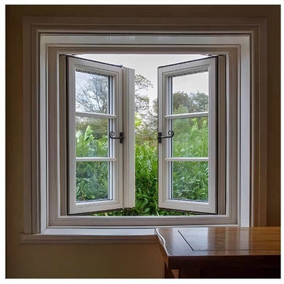 Personalized Design Casement Window with Screen Made of Aluminum Alloy Profile