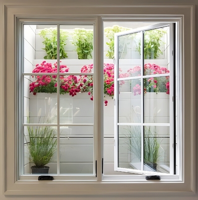 Personalized Design Casement Window with Screen Made of Aluminum Alloy Profile