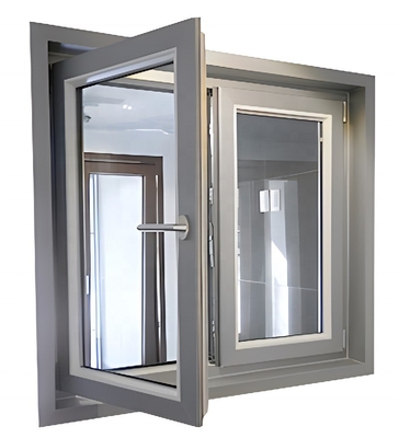 Personalized Design Casement Window with Screen Made of Aluminum Alloy Profile
