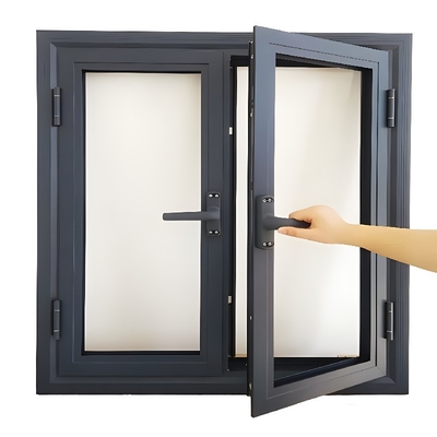 Personalized Design Casement Window with Screen Made of Aluminum Alloy Profile