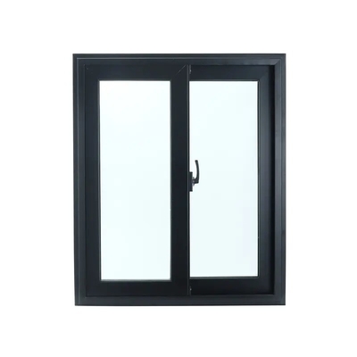 Top of Aluminum Sliding Glass Window Curved Security for Office Building Construction