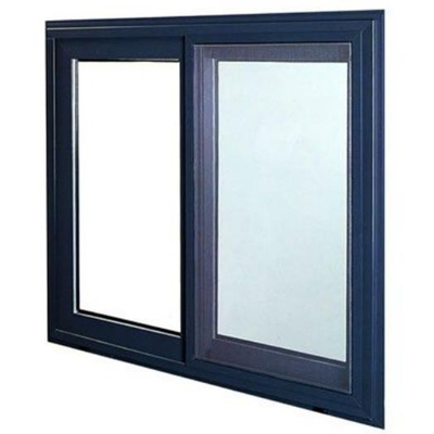 Top of Aluminum Sliding Glass Window Curved Security for Office Building Construction