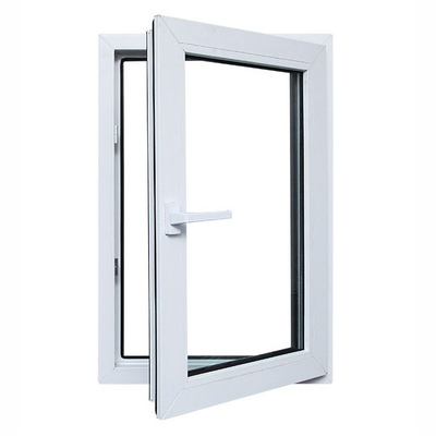 Customized Size Unbreakable Design Grille Windows Double Glass Casement Window Upvc