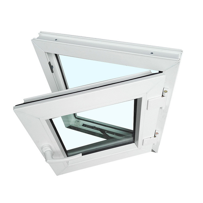 Customized Size Unbreakable Design Grille Windows Double Glass Casement Window Upvc