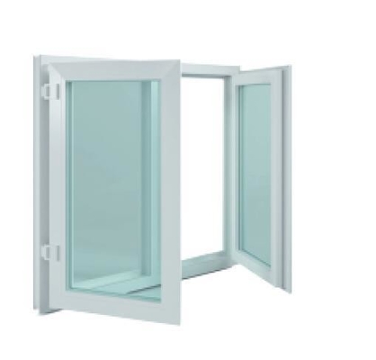 Customized Size Unbreakable Design Grille Windows Double Glass Casement Window Upvc