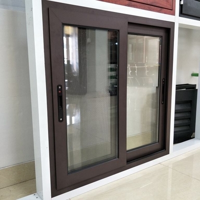 Sliding Opening Aluminum Hurricane Impact Window with Stainless Steel Screen Netting