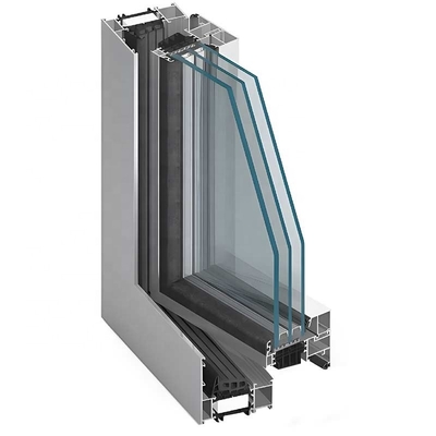 Postmodern Design Aluminium European Glass Windows For Houses Folding Screen Casement