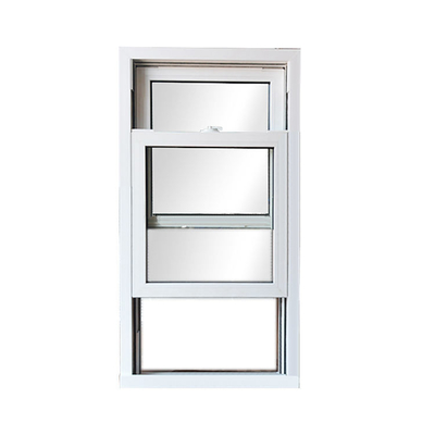 Plastic Window Design Upvc Soundproof Vinyl Windows Single Hung VERTICAL Opening Pattern