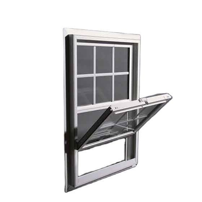 Energy Single Hung Window with Magnetic Screen and Silicone Sealant Sealing System