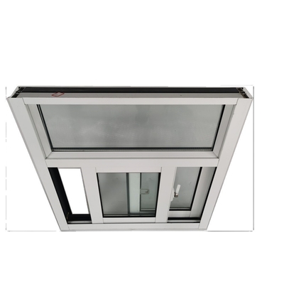 Large Modern Aluminium Sliding Window with 3 Tracks and Stainless Steel Screen Netting