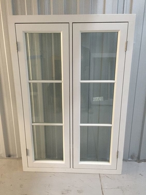 Swing French Casement Windows with Double Tempered Glazing and Roller Blind Design