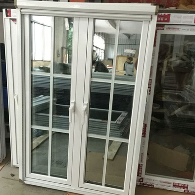 Swing French Casement Windows with Double Tempered Glazing and Roller Blind Design