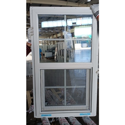 American Style Upvc Design Appartment Single Hung Fibreglass Windows Powder Coated