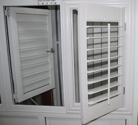 Magnetic Screen Upvc Casement Windows Design with Top Hardware and Chinese Top