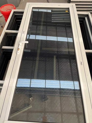 Single Casement Window with Soundproof Tempering Glass Upvc Vinyl Replacement