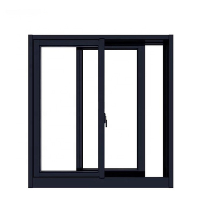 Customized Soundproof Double Glazed Aluminum Windows with High Security Lock System