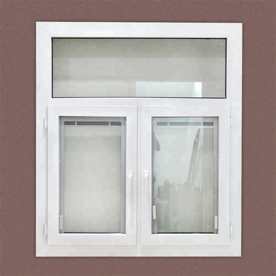 Customized UPVC Profile Casement Window with Plastic Frame Material from OEM