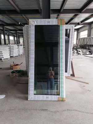 Customized UPVC Profile Casement Window with Plastic Frame Material from OEM