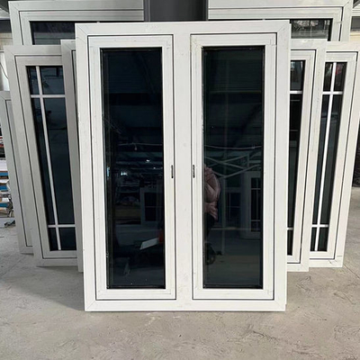 Customized UPVC Profile Casement Window with Plastic Frame Material from OEM