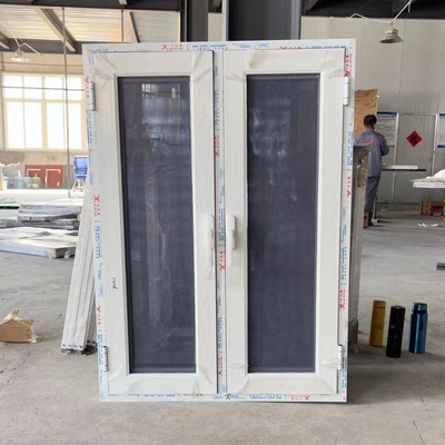 Customized UPVC Profile Casement Window with Plastic Frame Material from OEM