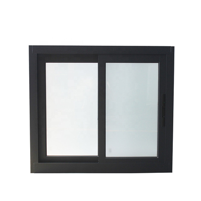 Customized Soundproof Double Glazed Aluminum Windows with High Security Lock System