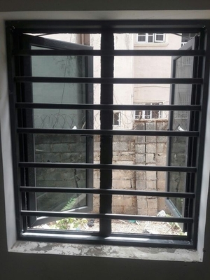 Aluminum Windows with Hurricane Impact Black Open Out Soundproof Energy Casement