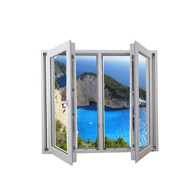Single double empering loating stained low-e Glass Type Arc Design Casement Window
